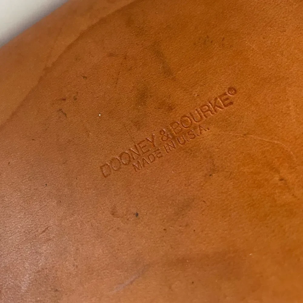 Dooney & Bourke Cabriolet Canvas and Leather Bucket Bag Vintage